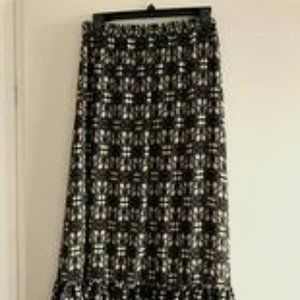 NWOT Max Studio elastic waist floral skirt size M
